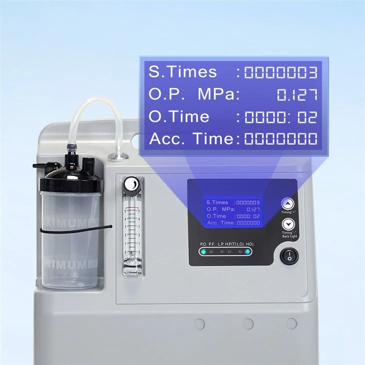 CE Approved Portable High Flow Oxygen Concentrator 10l Medical Grade